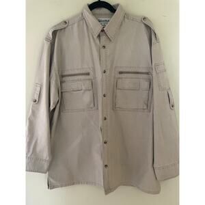 Men's Gander Mountain 100% Cotton Canvas Shirt Size XL